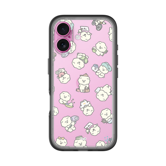 Slim Protection Premium Case［ Mossari Mosao - Lots of Mosao - Clear ］