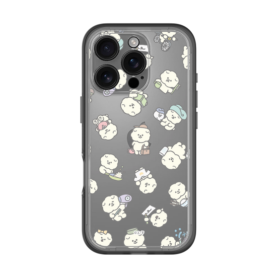 Slim Protection Premium Case［ Mossari Mosao - Lots of Mosao - Clear ］