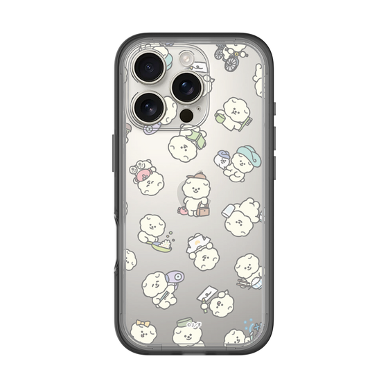 Slim Protection Premium Case［ Mossari Mosao - Lots of Mosao - Clear ］