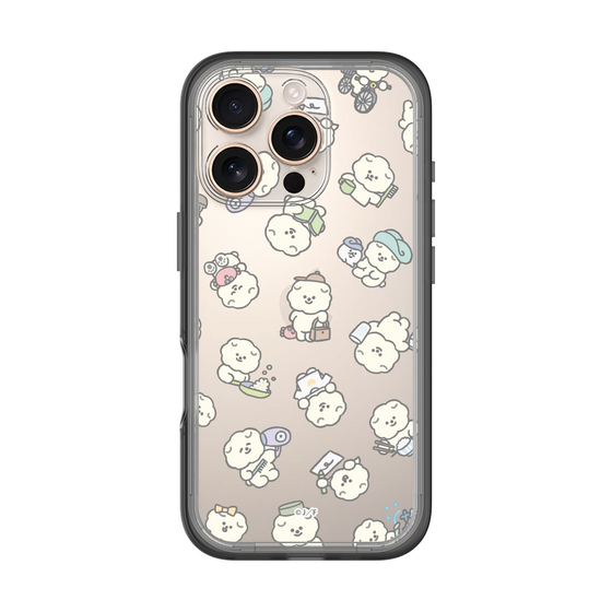 Slim Protection Premium Case［ Mossari Mosao - Lots of Mosao - Clear ］