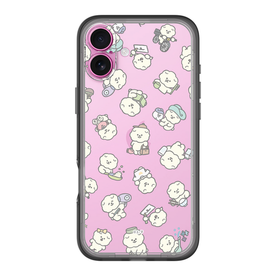 Slim Protection Premium Case［ Mossari Mosao - Lots of Mosao - Clear ］