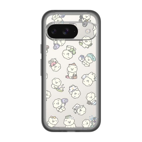 Slim Protection Premium Case［ Mossari Mosao - Lots of Mosao - Clear ］