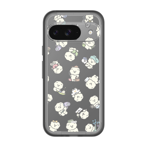 Slim Protection Premium Case［ Mossari Mosao - Lots of Mosao - Clear ］
