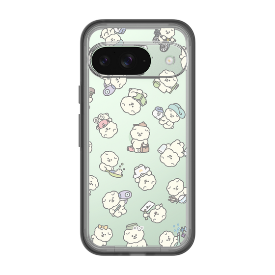 Slim Protection Premium Case［ Mossari Mosao - Lots of Mosao - Clear ］