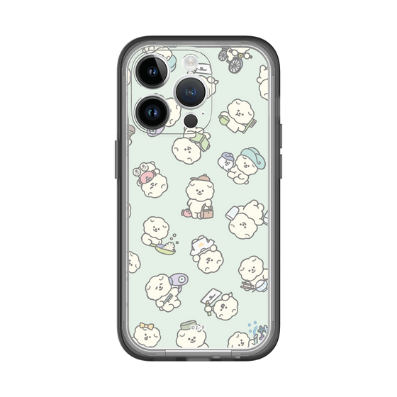 Slim Protection Premium Case［ Mossari Mosao - Lots of Mosao - Green ］