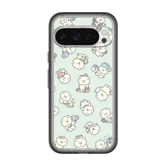 Slim Protection Premium Case［ Mossari Mosao - Lots of Mosao - Green ］