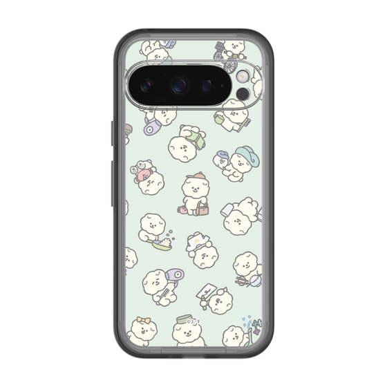 Slim Protection Premium Case［ Mossari Mosao - Lots of Mosao - Green ］