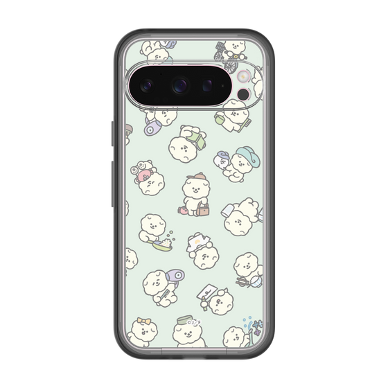 Slim Protection Premium Case［ Mossari Mosao - Lots of Mosao - Green ］