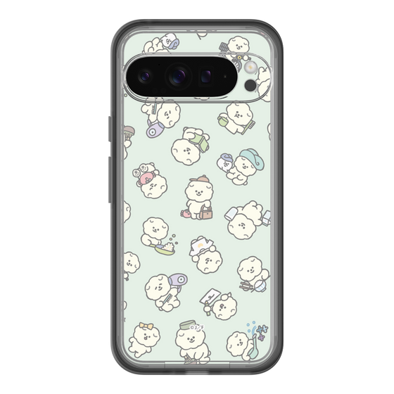 Slim Protection Premium Case［ Mossari Mosao - Lots of Mosao - Green ］