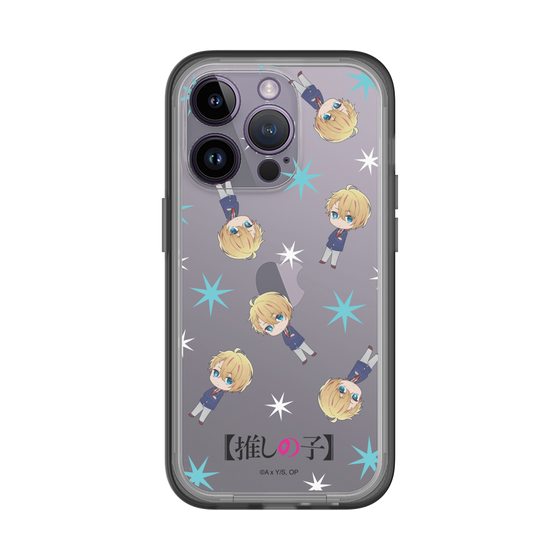 Slim Protection Premium Case［ 【OSHI NO KO】 -  Aqua - Mini Character Pattern ］