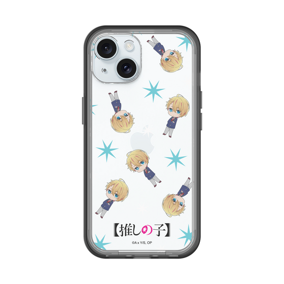 Slim Protection Premium Case［ 【OSHI NO KO】 -  Aqua - Mini Character Pattern ］