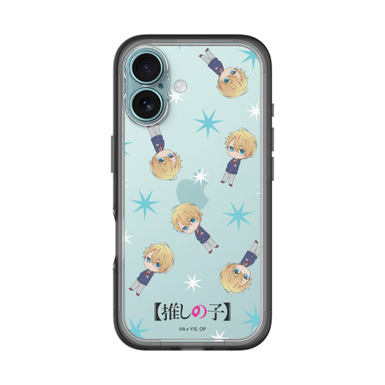 Slim Protection Premium Case［ 【OSHI NO KO】 -  Aqua - Mini Character Pattern ］