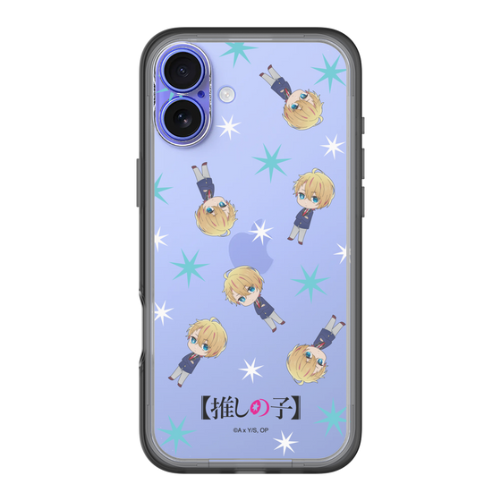 Slim Protection Premium Case［ 【OSHI NO KO】 -  Aqua - Mini Character Pattern ］