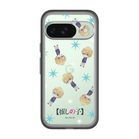 Slim Protection Premium Case［ 【OSHI NO KO】 -  Aqua - Mini Character Pattern ］