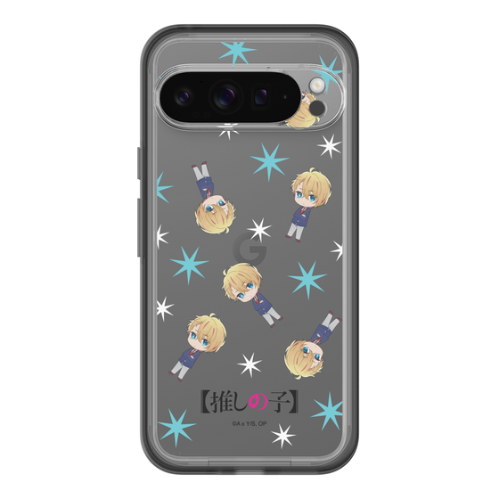 Slim Protection Premium Case［ 【OSHI NO KO】 -  Aqua - Mini Character Pattern ］