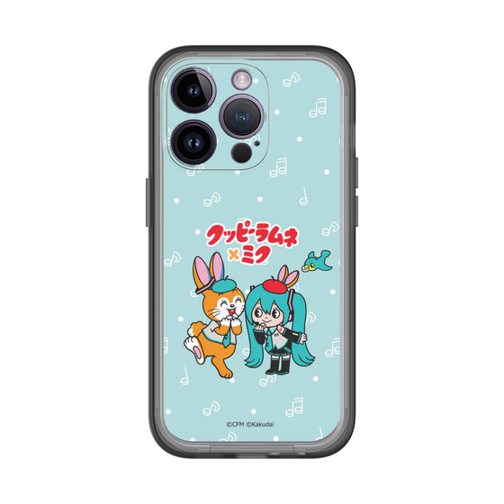 Slim Protection Premium Case［ Hatsune Miku × Kuppy Ramune – Hatsune Miku × Kuppy – Chibi Illustration ］