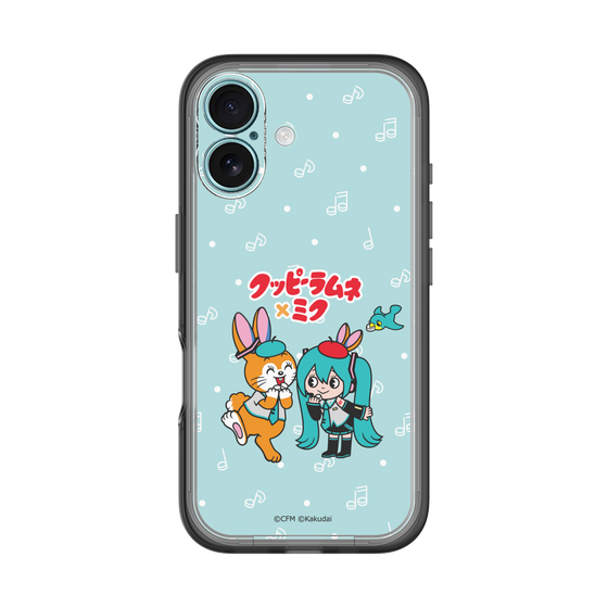 Slim Protection Premium Case［ Hatsune Miku × Kuppy Ramune – Hatsune Miku × Kuppy – Chibi Illustration ］