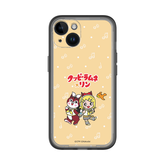 Slim Protection Premium Case［ Hatsune Miku × Kuppy Ramune – Kagamine Rin × Ram – Chibi Illustration ］
