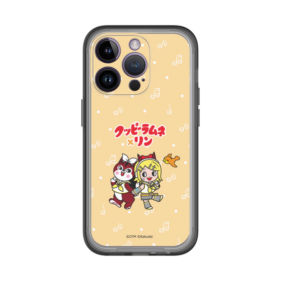 Slim Protection Premium Case［ Hatsune Miku × Kuppy Ramune – Kagamine Rin × Ram – Chibi Illustration ］