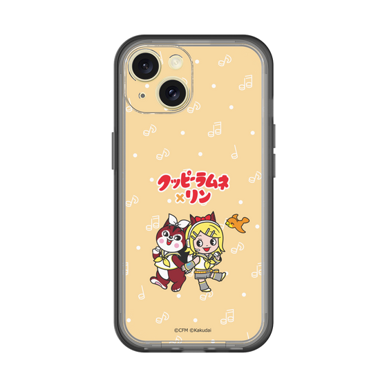 Slim Protection Premium Case［ Hatsune Miku × Kuppy Ramune – Kagamine Rin × Ram – Chibi Illustration ］