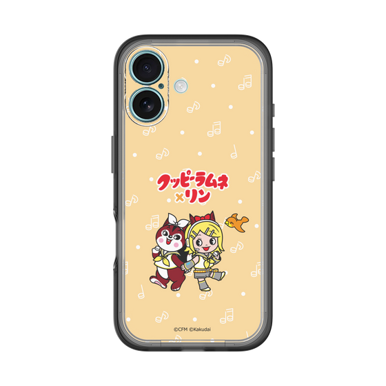 Slim Protection Premium Case［ Hatsune Miku × Kuppy Ramune – Kagamine Rin × Ram – Chibi Illustration ］