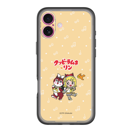 Slim Protection Premium Case［ Hatsune Miku × Kuppy Ramune – Kagamine Rin × Ram – Chibi Illustration ］