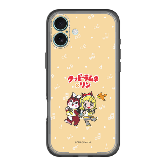 Slim Protection Premium Case［ Hatsune Miku × Kuppy Ramune – Kagamine Rin × Ram – Chibi Illustration ］