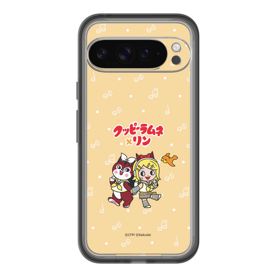 Slim Protection Premium Case［ Hatsune Miku × Kuppy Ramune – Kagamine Rin × Ram – Chibi Illustration ］