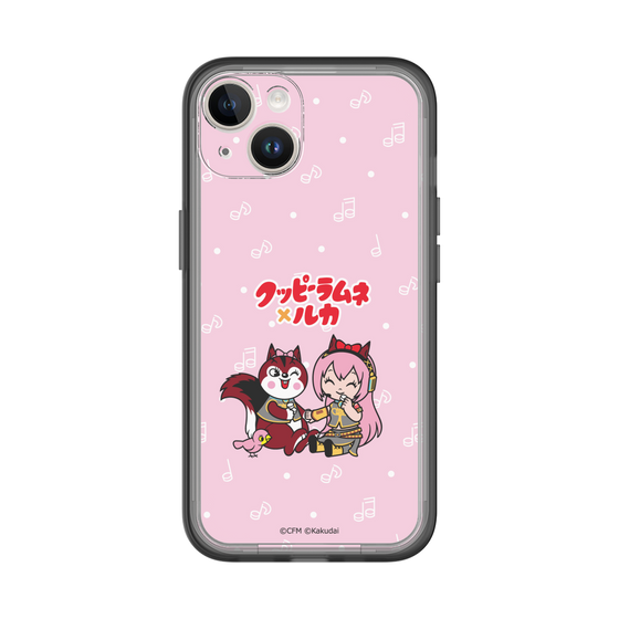 Slim Protection Premium Case［ Hatsune Miku × Kuppy Ramune – Megurine Luka × Ram – Chibi Illustration ］