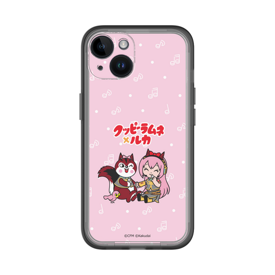 Slim Protection Premium Case［ Hatsune Miku × Kuppy Ramune – Megurine Luka × Ram – Chibi Illustration ］