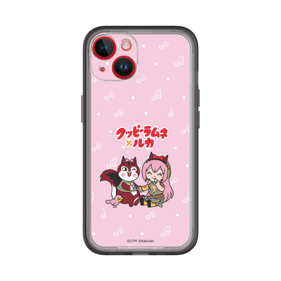 Slim Protection Premium Case［ Hatsune Miku × Kuppy Ramune – Megurine Luka × Ram – Chibi Illustration ］