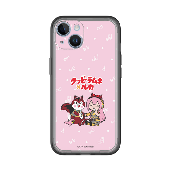 Slim Protection Premium Case［ Hatsune Miku × Kuppy Ramune – Megurine Luka × Ram – Chibi Illustration ］