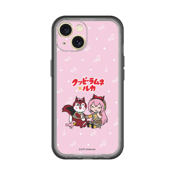 Slim Protection Premium Case［ Hatsune Miku × Kuppy Ramune – Megurine Luka × Ram – Chibi Illustration ］