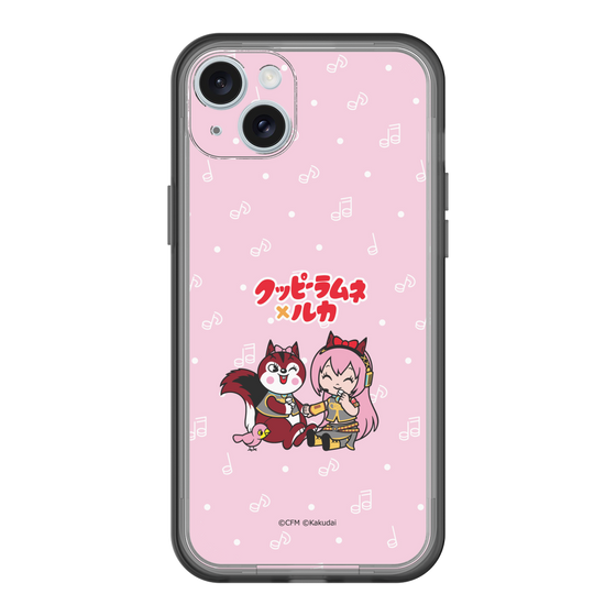Slim Protection Premium Case［ Hatsune Miku × Kuppy Ramune – Megurine Luka × Ram – Chibi Illustration ］