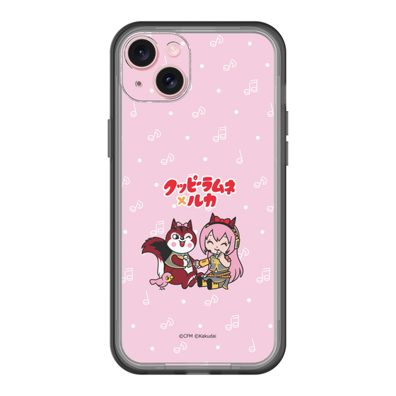 Slim Protection Premium Case［ Hatsune Miku × Kuppy Ramune – Megurine Luka × Ram – Chibi Illustration ］