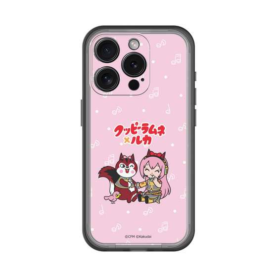Slim Protection Premium Case［ Hatsune Miku × Kuppy Ramune – Megurine Luka × Ram – Chibi Illustration ］