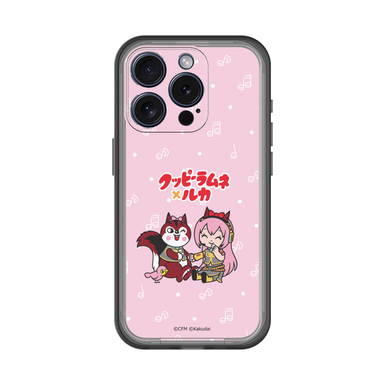 Slim Protection Premium Case［ Hatsune Miku × Kuppy Ramune – Megurine Luka × Ram – Chibi Illustration ］