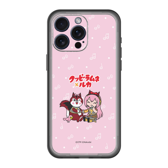 Slim Protection Premium Case［ Hatsune Miku × Kuppy Ramune – Megurine Luka × Ram – Chibi Illustration ］