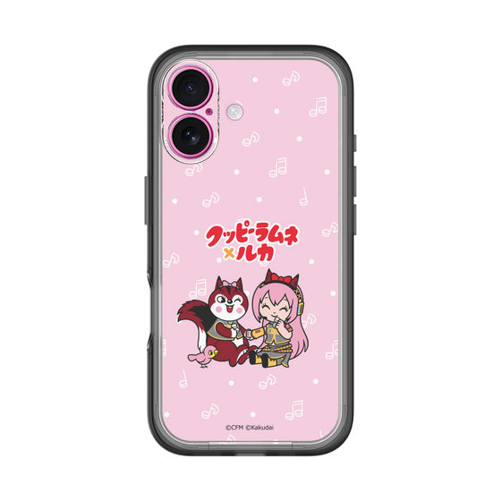 Slim Protection Premium Case［ Hatsune Miku × Kuppy Ramune – Megurine Luka × Ram – Chibi Illustration ］