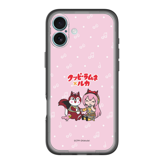 Slim Protection Premium Case［ Hatsune Miku × Kuppy Ramune – Megurine Luka × Ram – Chibi Illustration ］