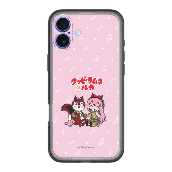 Slim Protection Premium Case［ Hatsune Miku × Kuppy Ramune – Megurine Luka × Ram – Chibi Illustration ］
