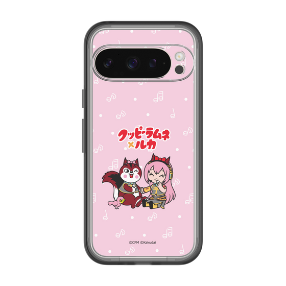 Slim Protection Premium Case［ Hatsune Miku × Kuppy Ramune – Megurine Luka × Ram – Chibi Illustration ］
