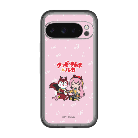 Slim Protection Premium Case［ Hatsune Miku × Kuppy Ramune – Megurine Luka × Ram – Chibi Illustration ］