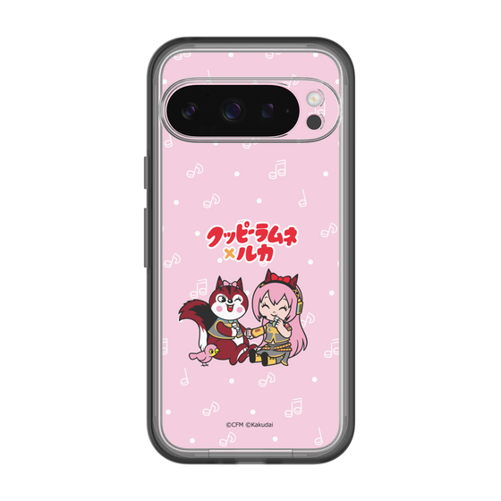 Slim Protection Premium Case［ Hatsune Miku × Kuppy Ramune – Megurine Luka × Ram – Chibi Illustration ］