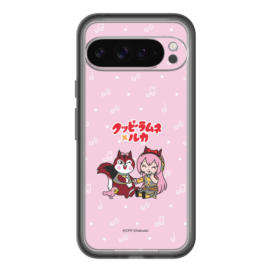 Slim Protection Premium Case［ Hatsune Miku × Kuppy Ramune – Megurine Luka × Ram – Chibi Illustration ］
