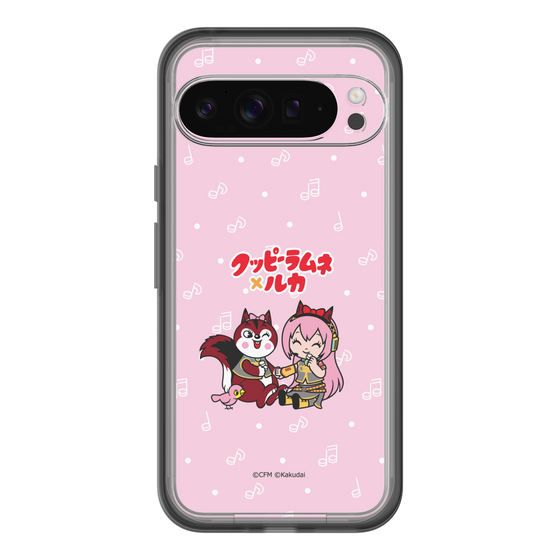 Slim Protection Premium Case［ Hatsune Miku × Kuppy Ramune – Megurine Luka × Ram – Chibi Illustration ］
