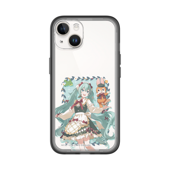 Slim Protection Premium Case［ Hatsune Miku × Kuppy Ramune – Hatsune Miku × Kuppy – Full-body Illustration 1 ］