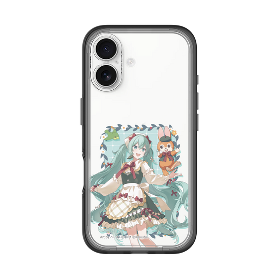 Slim Protection Premium Case［ Hatsune Miku × Kuppy Ramune – Hatsune Miku × Kuppy – Full-body Illustration 1 ］