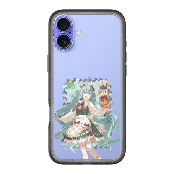 Slim Protection Premium Case［ Hatsune Miku × Kuppy Ramune – Hatsune Miku × Kuppy – Full-body Illustration 1 ］