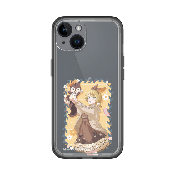 Slim Protection Premium Case［ Hatsune Miku × Kuppy Ramune – Kagamine Rin × Ram – Full-body Illustration 1 ］